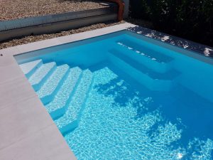 SP-POOL Stufen und Sitzbank